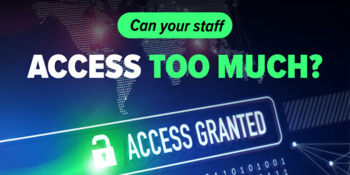 Half of staff have too much access to data