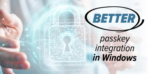 Passkeys will be better integrated in Windows