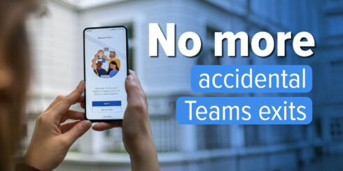 Teams update: No more accidental quitting